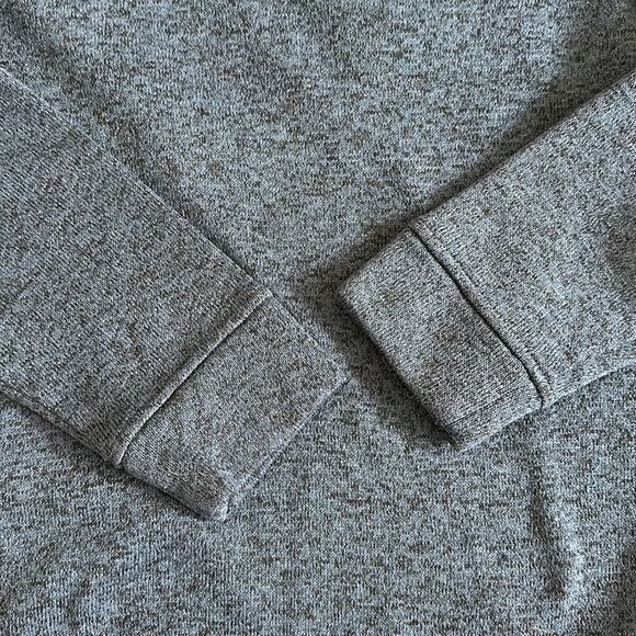 Eddie Bauer Radiator Fleece Pullover Sweater 1/4 Snap Navy Heather Size L Casual - Picture 6 of 9